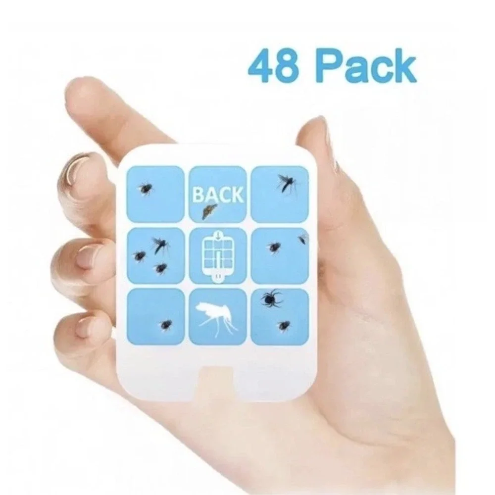 48 Pack Dynatrap DT3005W Dot Refills Glue Cards Safer Home SH502 Replacement